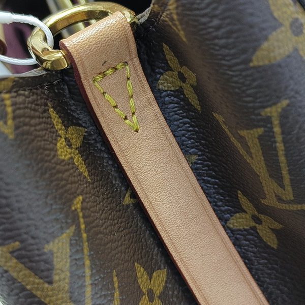 MONTAIGNE Monogram Coated Canvas Brown