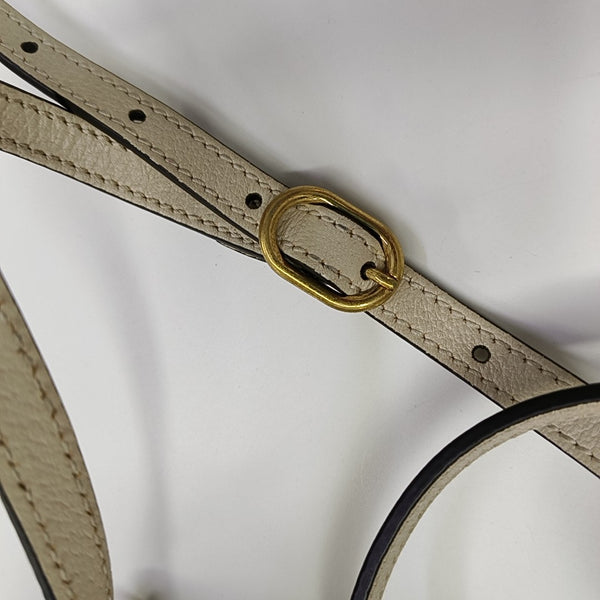 Ophidia Mini Monogram Coated Canvas Beige