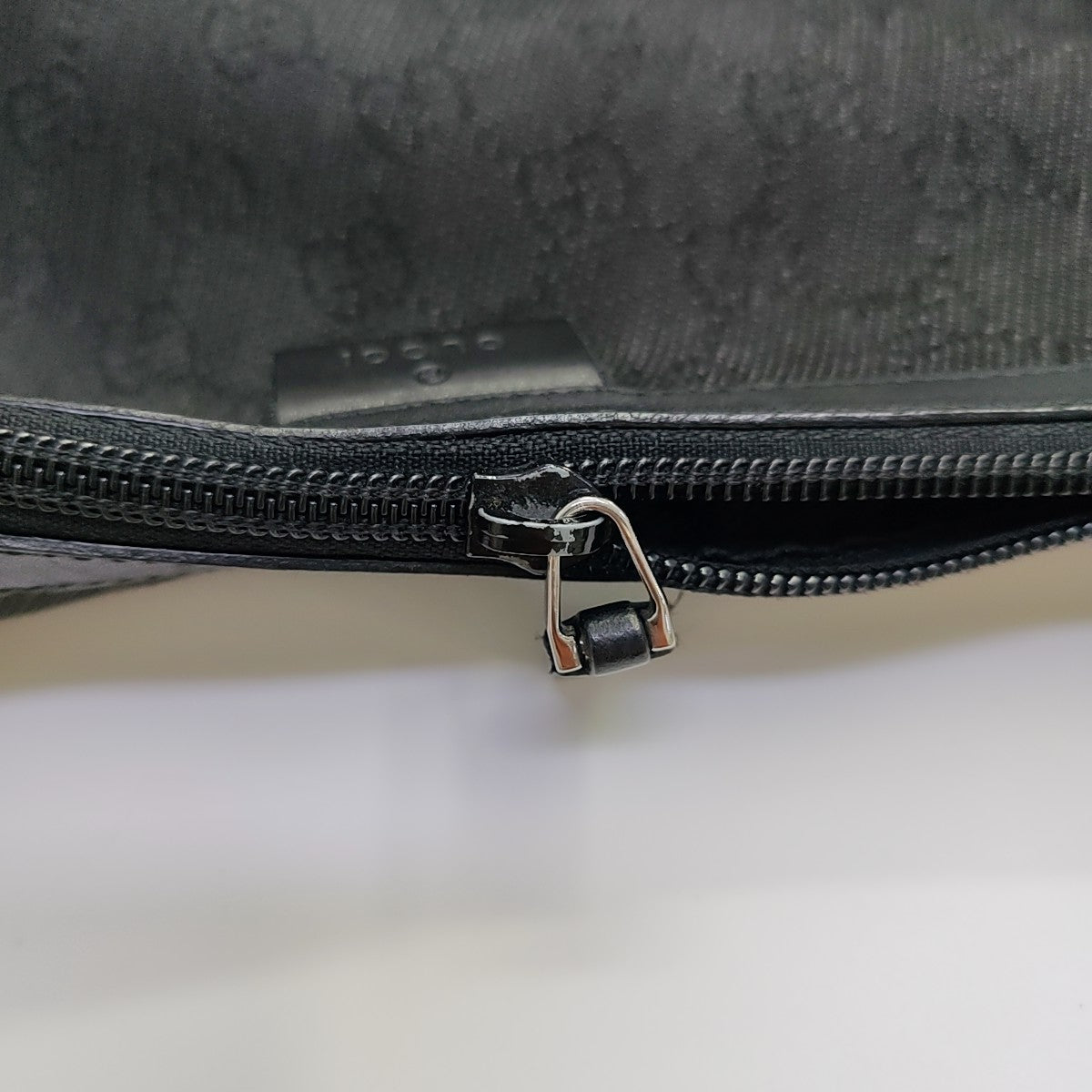 Monogram Canvas Shoulder Bag Gray