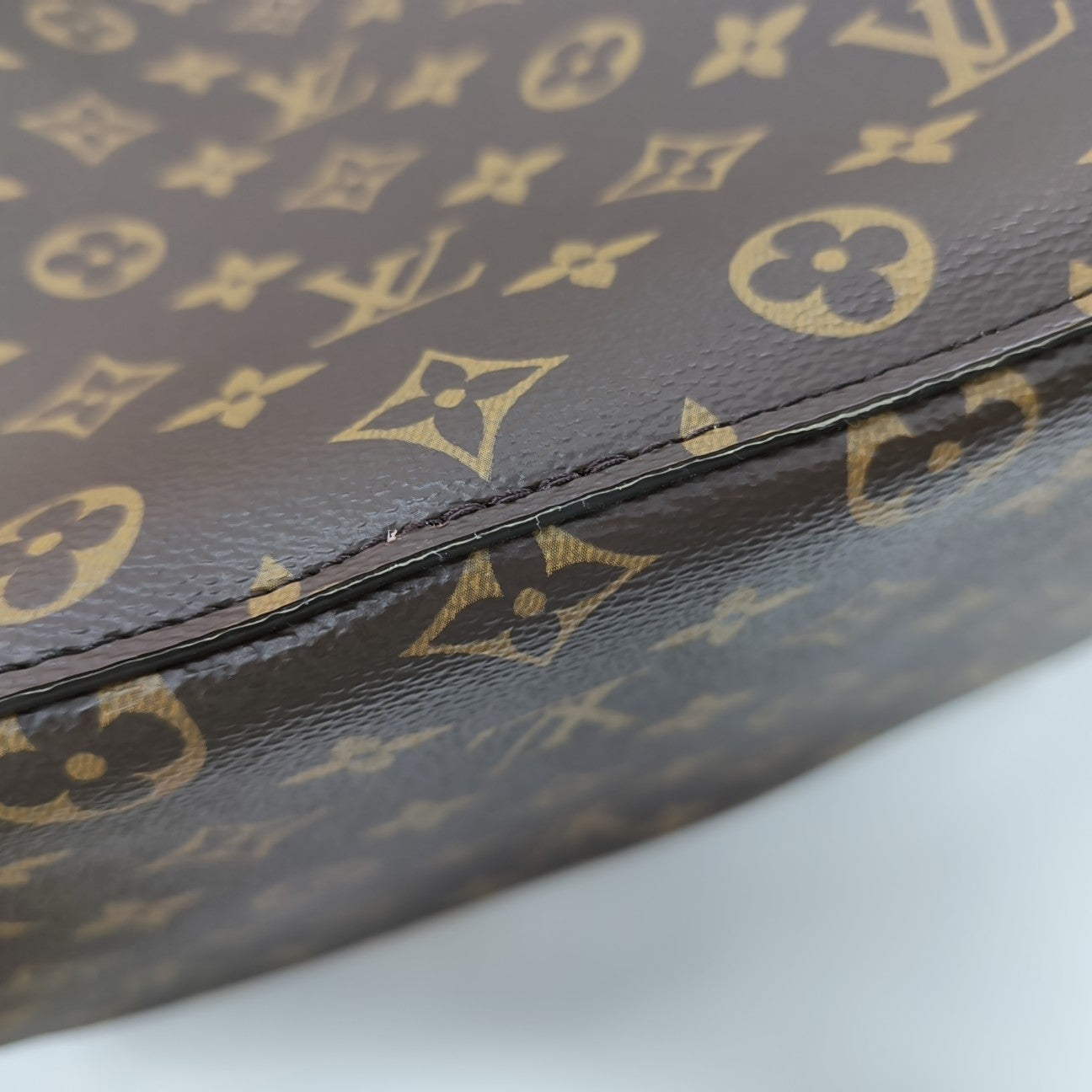 NÉONOÉ MM Monogram Coated Canvas Brown
