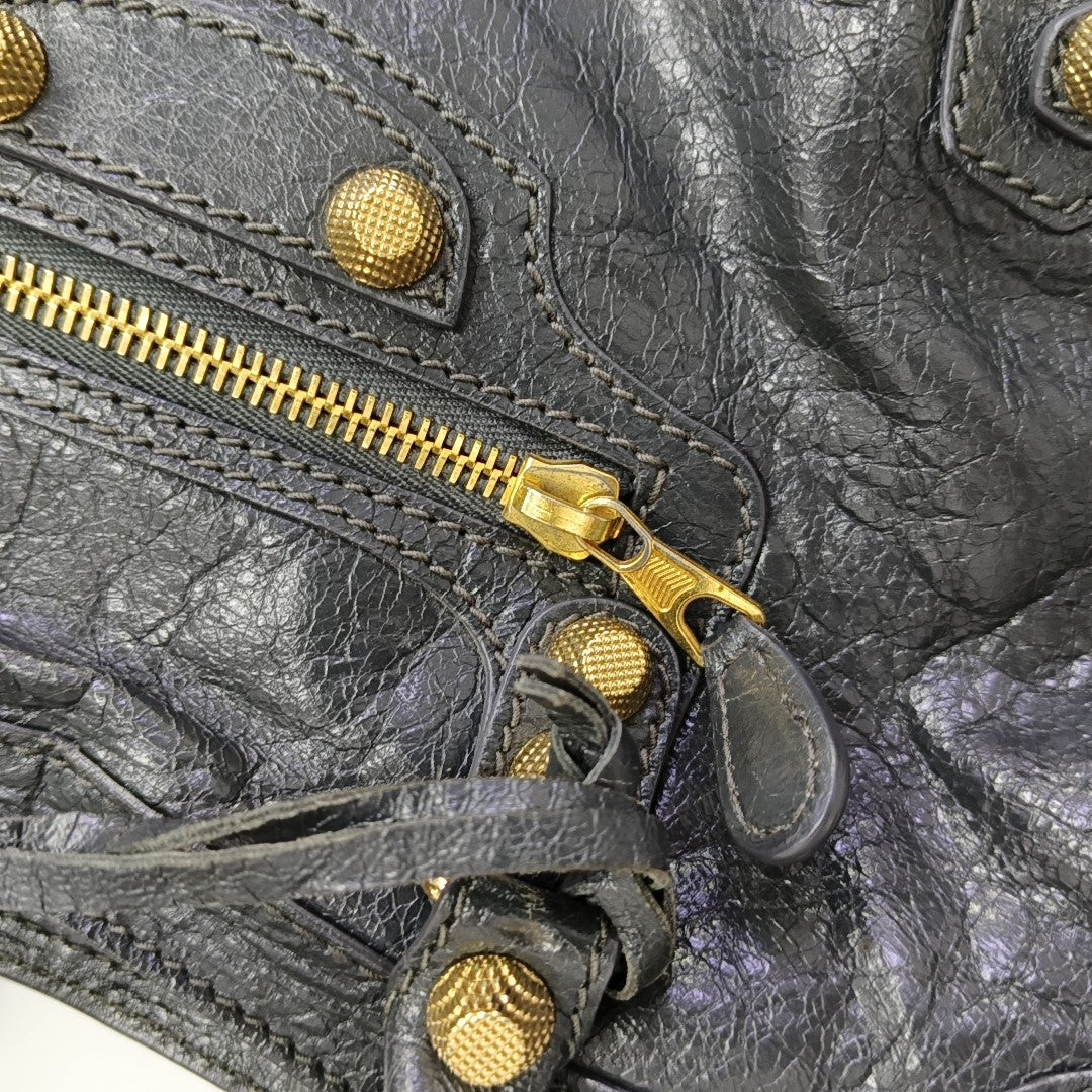 Classic City Small Lambskin Gray