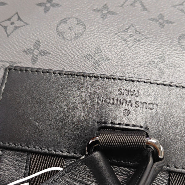 CHRISTOPHER Monogram Coated Canvas Gray