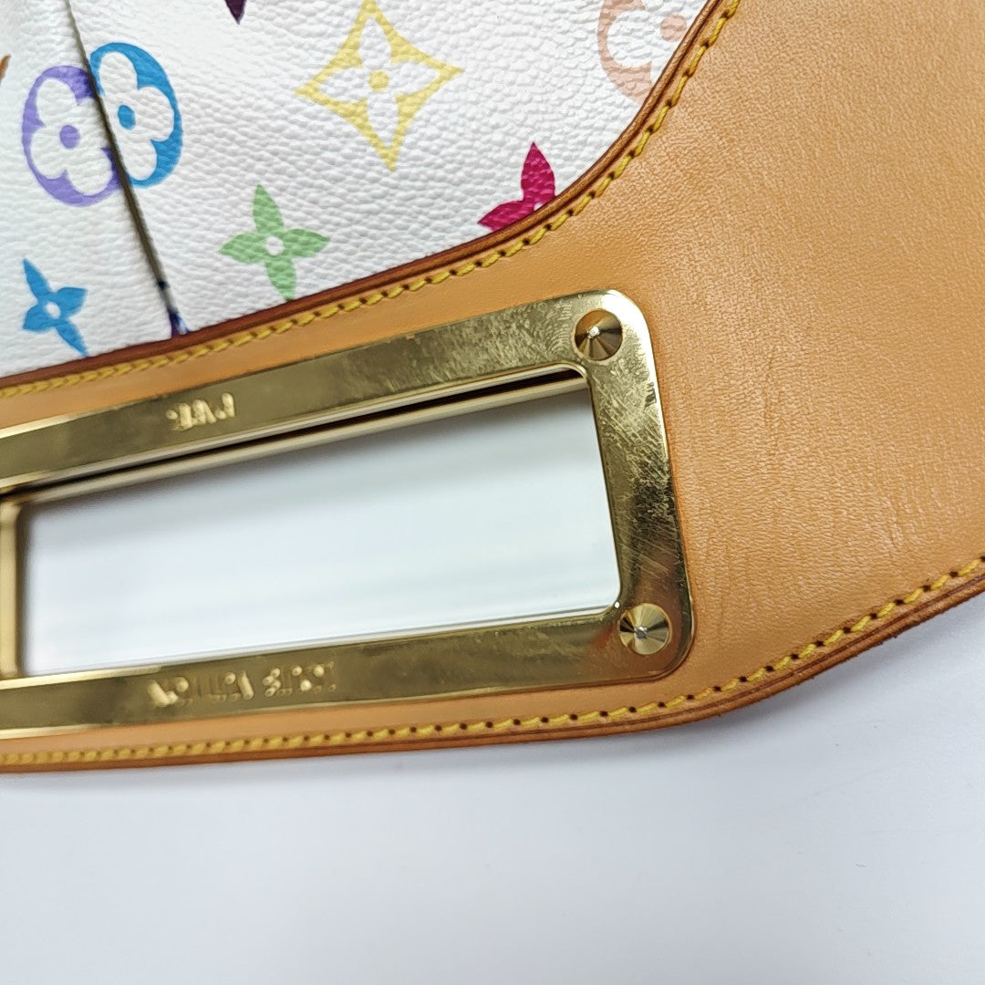 LV × TM JUDY MM Monogram Coated Canvas White