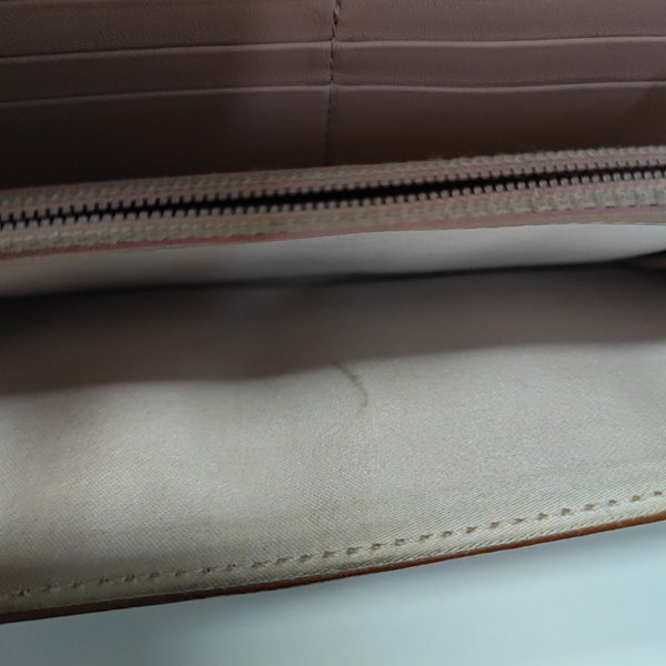 Oblique Coated Canvas Top Handle Bag Beige