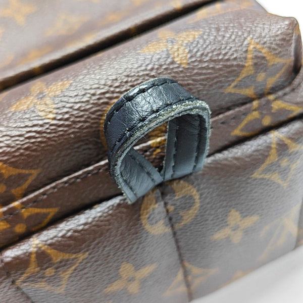 PALM SPRINGS Mini Monogram Coated Canvas Brown