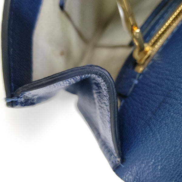 Calfskin Clutch Blue