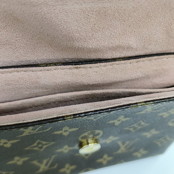 LOCKY BB Monogram Coated Canvas Pink