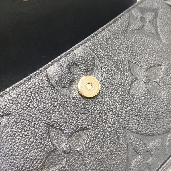 IVY Monogram Calfskin Black