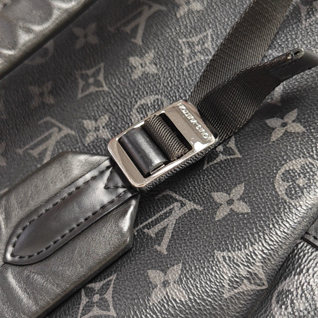 DISCOVERY Monogram Coated Canvas Gray