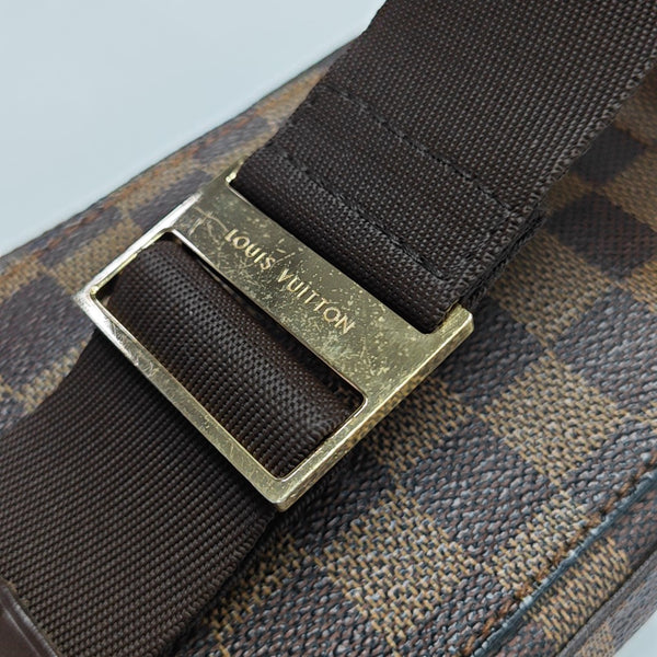 GÉRONIMOS Damier Ebene Coated Canvas Brown