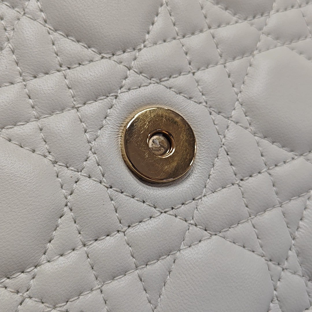 My Dior MISS DIOR Cannage Lambskin White