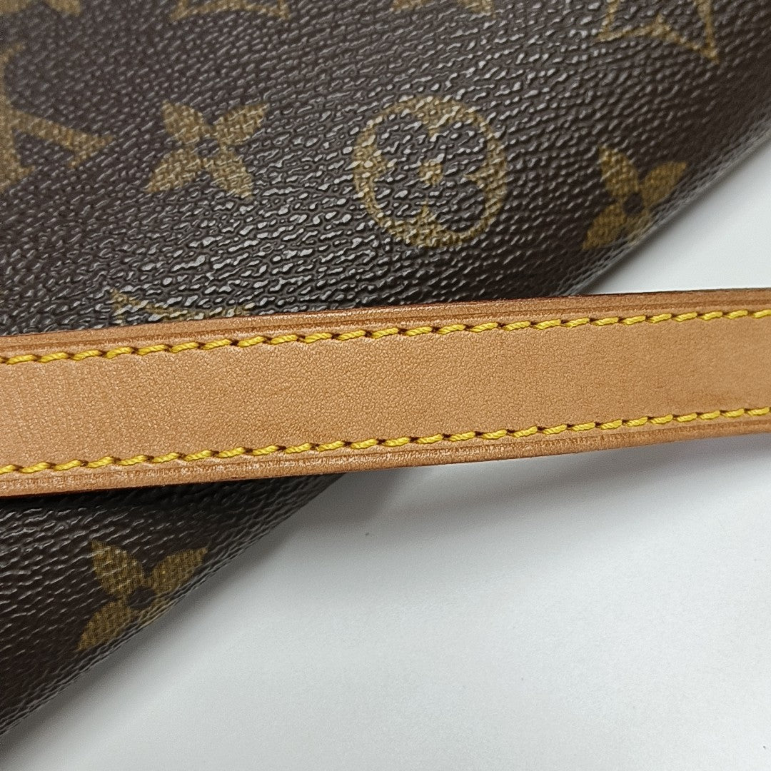 MUSETTE TANGO Monogram Coated Canvas Brown
