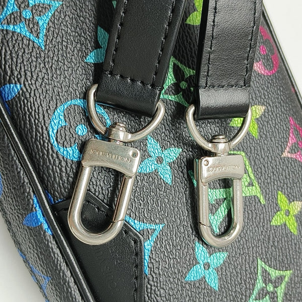 TROCADERO Monogram Coated Canvas Black