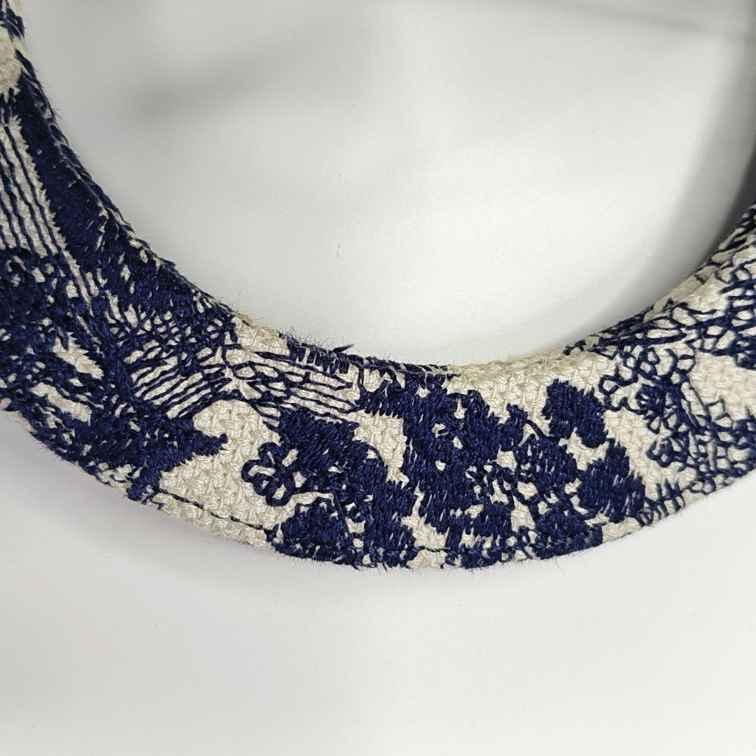Lady D-Lite Medium Canvas Blue