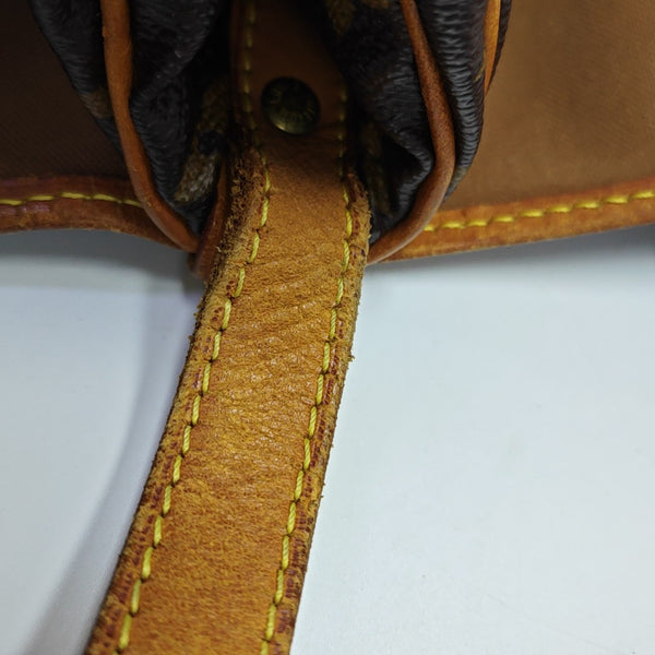 SAUMUR Monogram Coated Canvas Brown