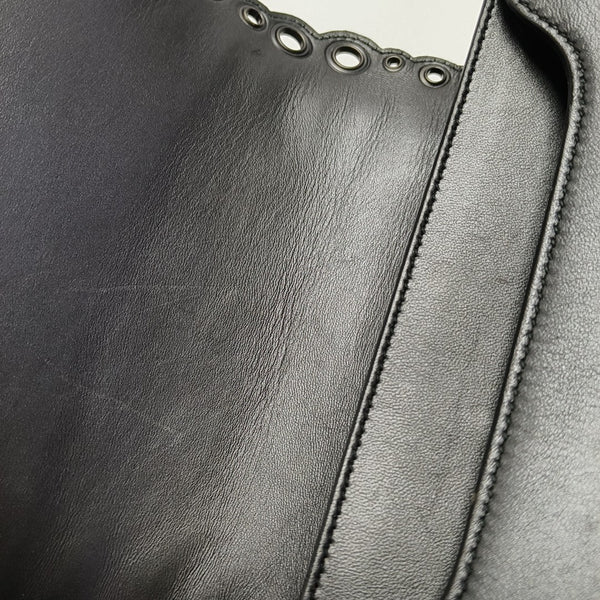 Lambskin Shoulder Bag Gray