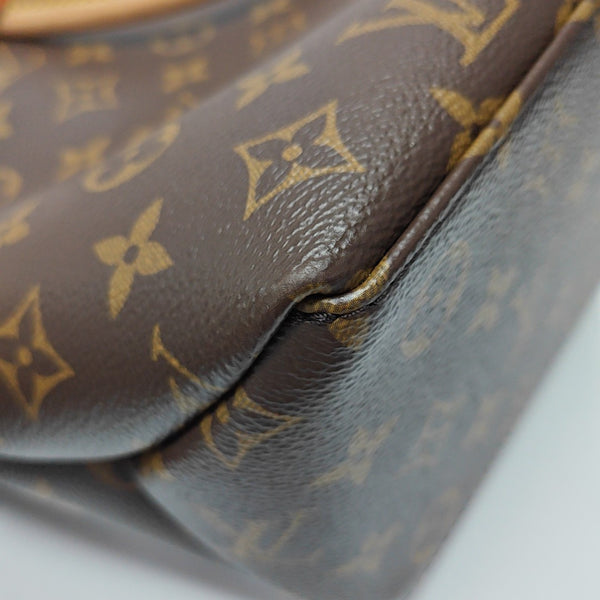 PALAIS PM Monogram Coated Canvas Brown