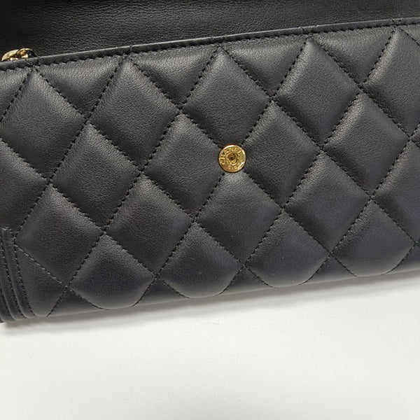 BOY CHANEL Mini Quilted Calfskin Black