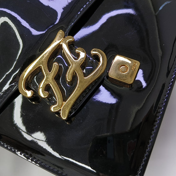Karligraphy Patent Leather Black