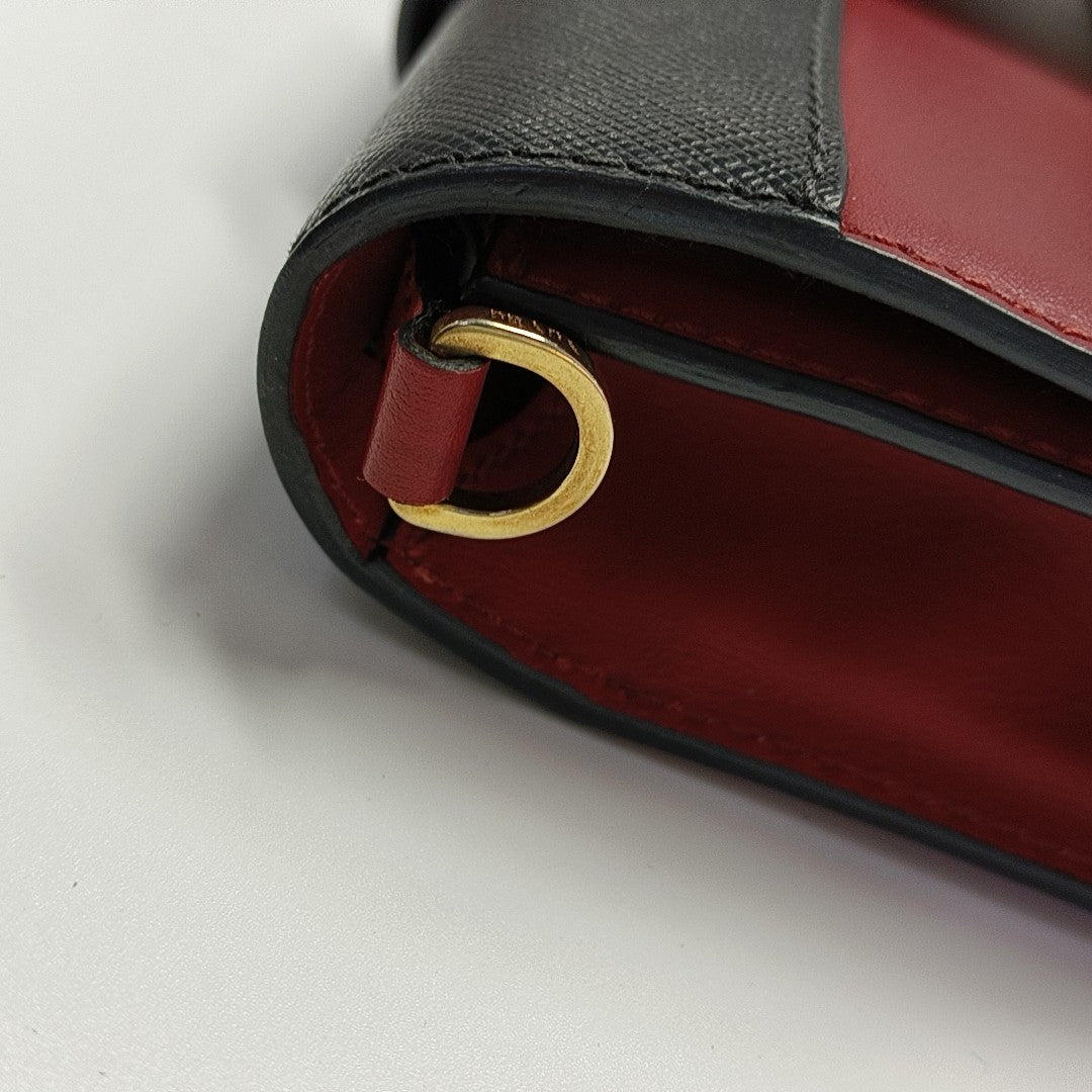 Cahier Saffiano Calfskin Red