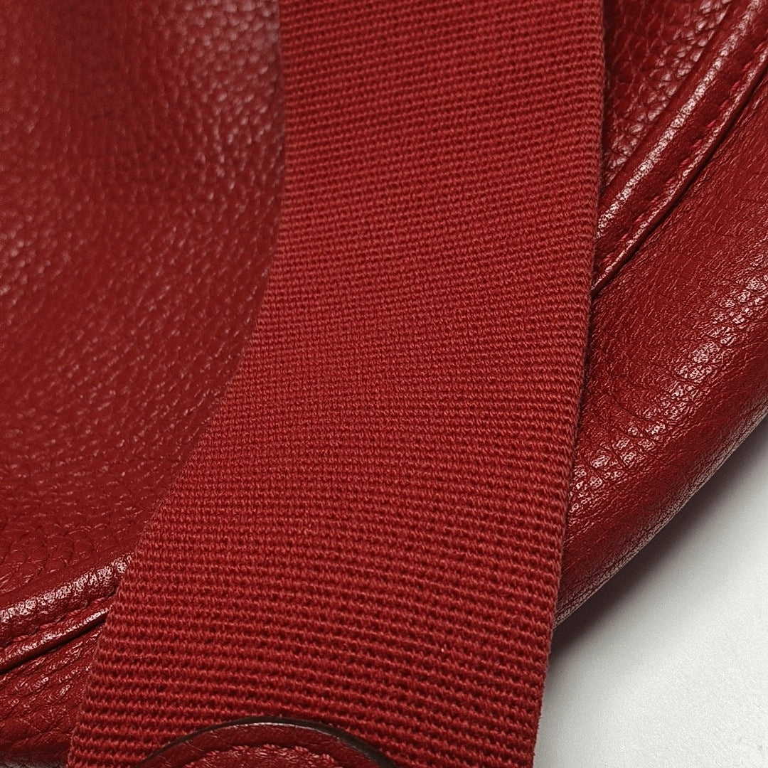 Authenticated pre-owned  Evelyne PM Clemence Red - Shoulder Bag at Looply