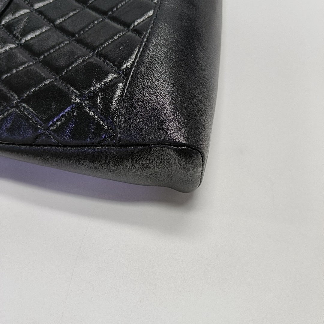 CHANEL 31 Mini Quilted Calfskin Black