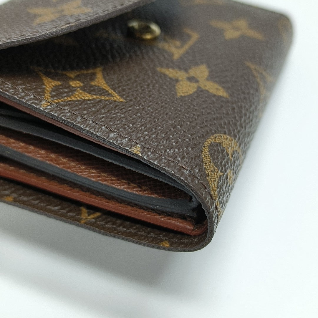 ROSALIE Monogram Coated Canvas Brown Wallet