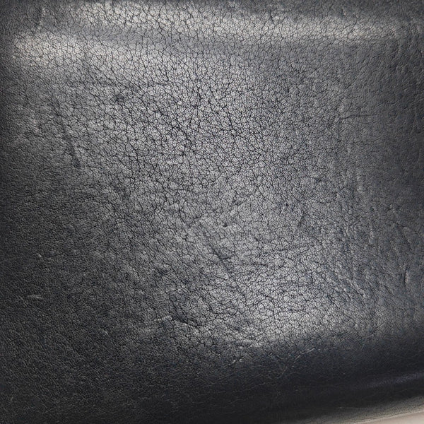 Ligne Shima Monogram Calfskin Blue Wallet