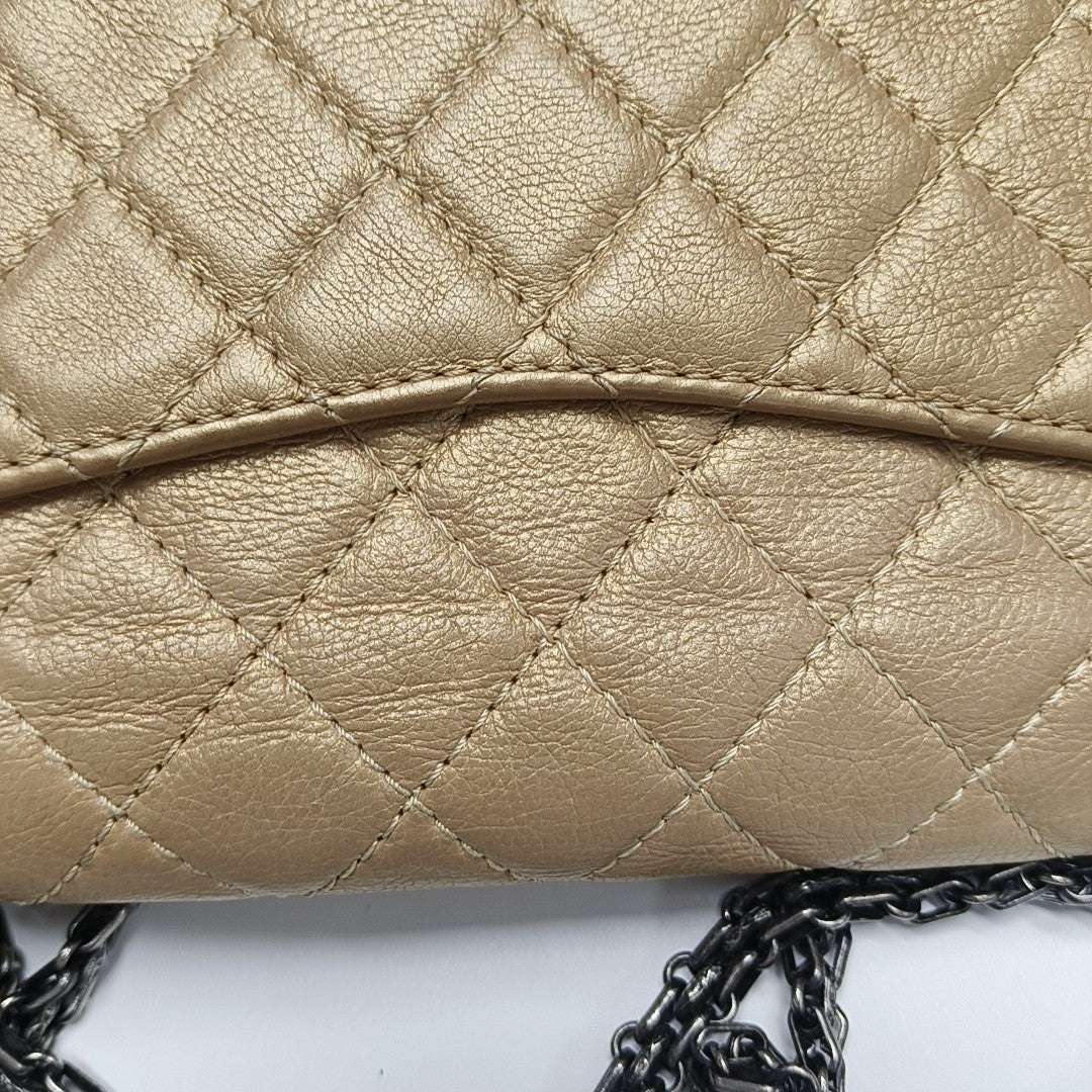 2.55 225 (small) Quilted Calfskin Gold