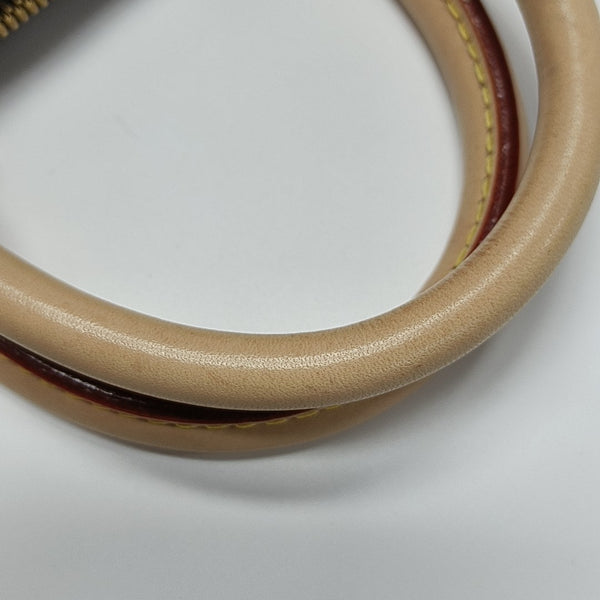 ALMA BB Monogram Coated Canvas Brown