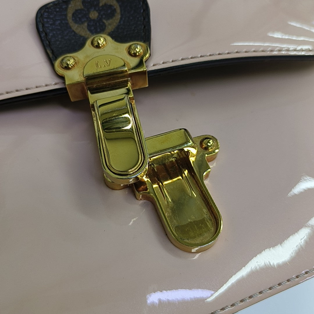 CHERRYWOOD BB Monogram Patent Leather Pink