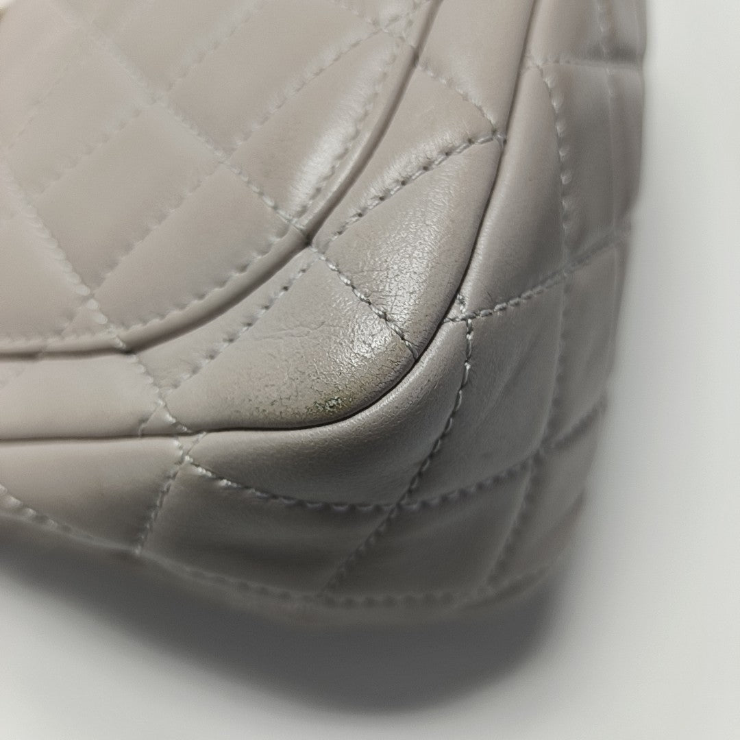 CLASSIC FLAP Mini Quilted Lambskin Purple