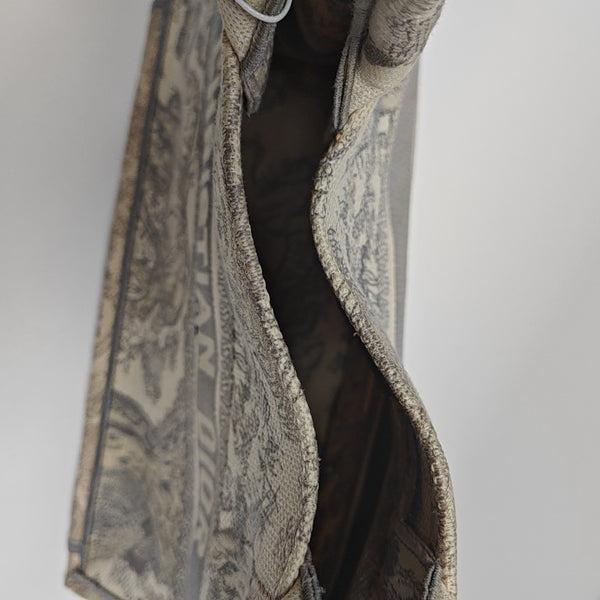 Book Tote Medium Fabric Gray