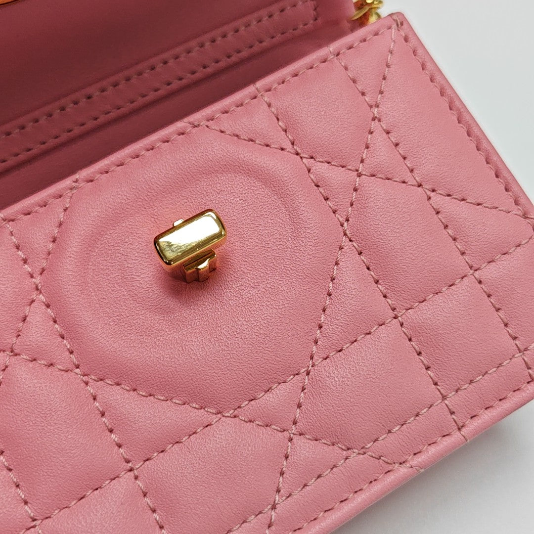 Miss Caro Cannage Lambskin Red