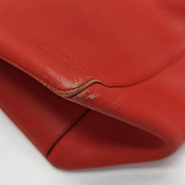 Calfskin Shoulder Bag Red