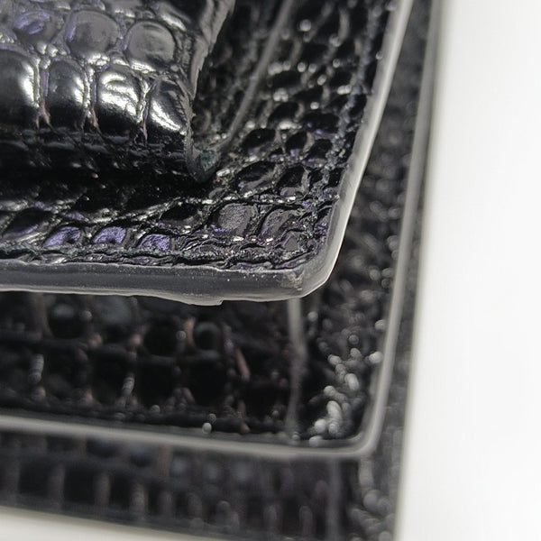 SUNSET Medium Calfskin Black