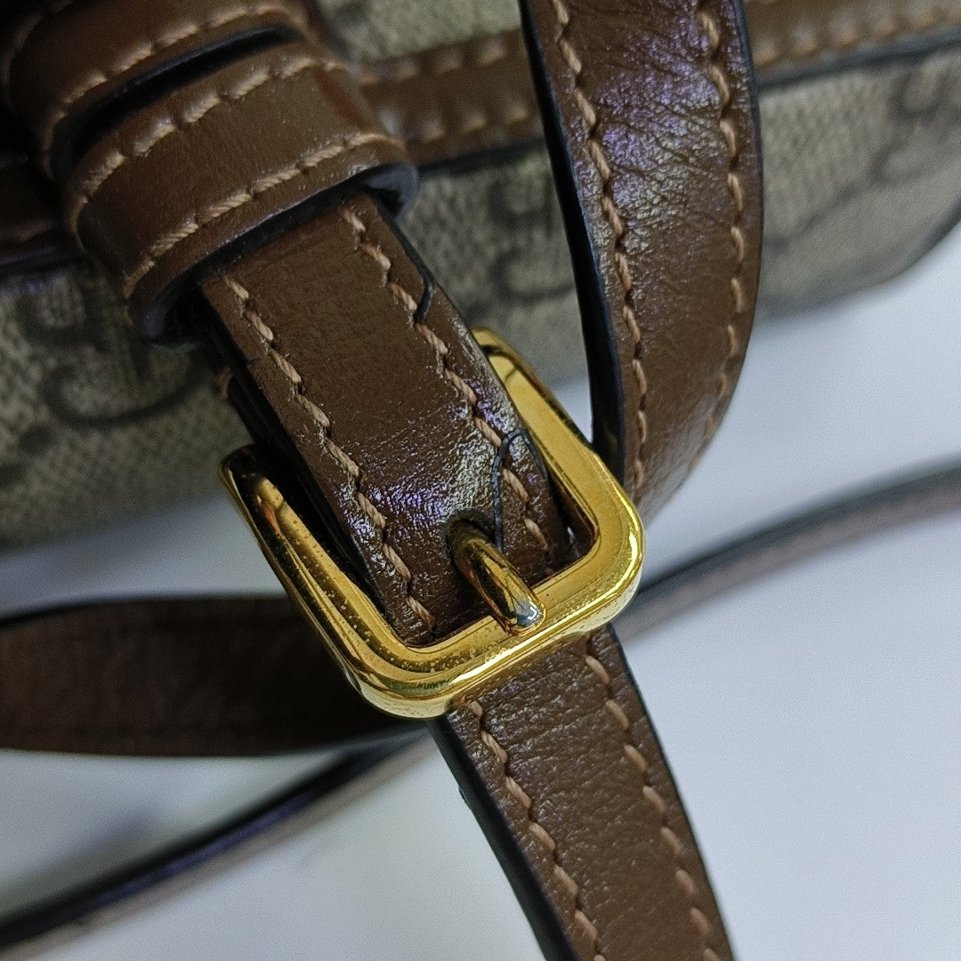 Horsebit 1955 Mini Coated Canvas Beige