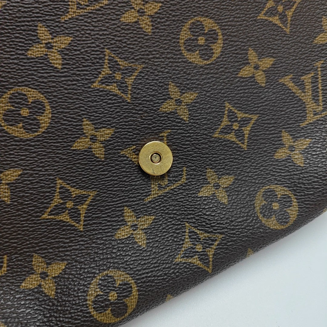 MUSETTE TANGO Monogram Coated Canvas Brown