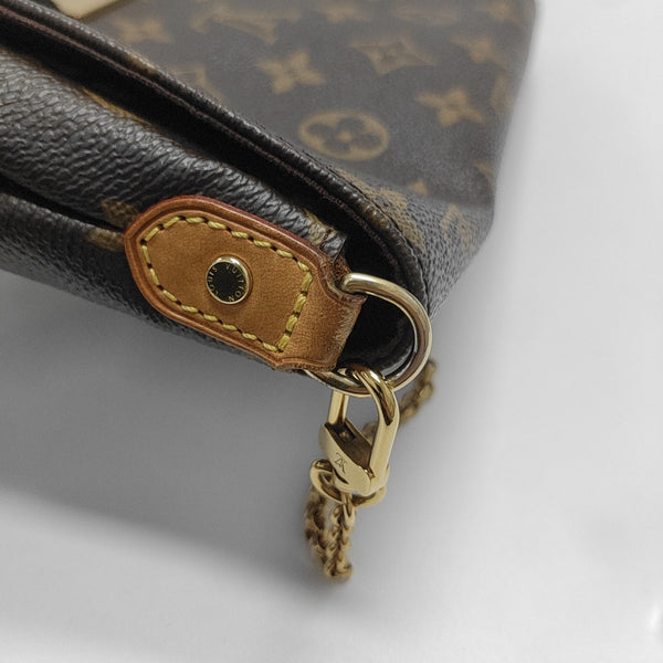 FAVORITE PM Monogram Coated Canvas Brown