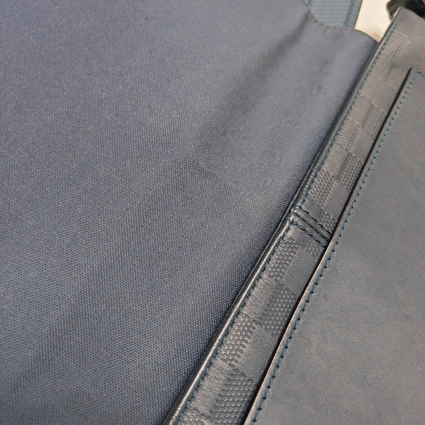 DISTRICT Damier Calfskin Blue