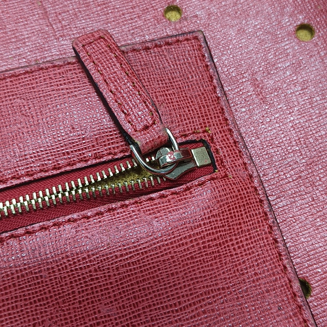Calfskin Tote Bag Orange