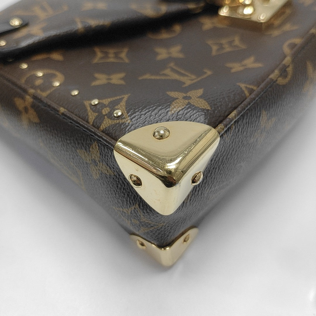 TRUNKIE Monogram Coated Canvas Brown