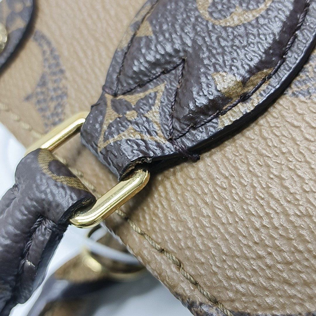 ONTHEGO BB Monogram Coated Canvas Brown