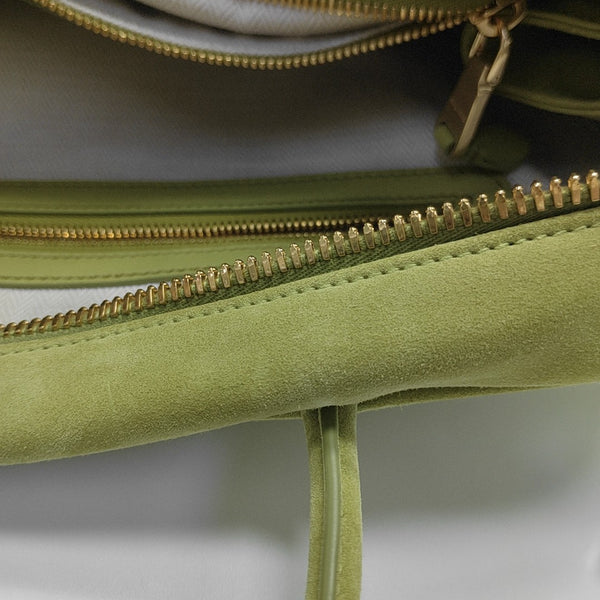 Beau Large Suede Green