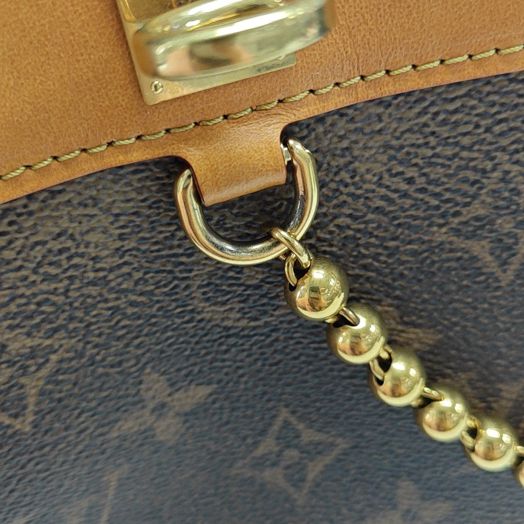 STEAMER Monogram Coated Canvas Brown