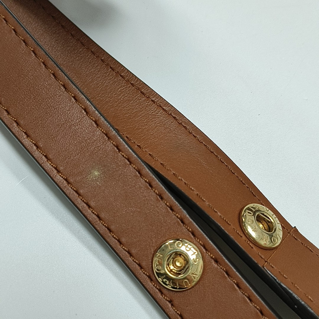 DAUPHINE Mini Monogram Coated Canvas Brown