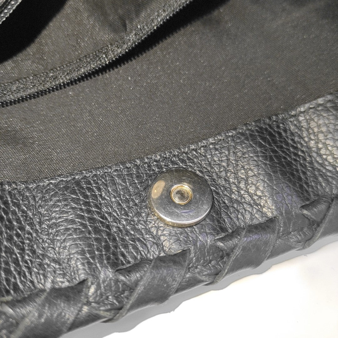 Monogram Canvas Tote Bag Black