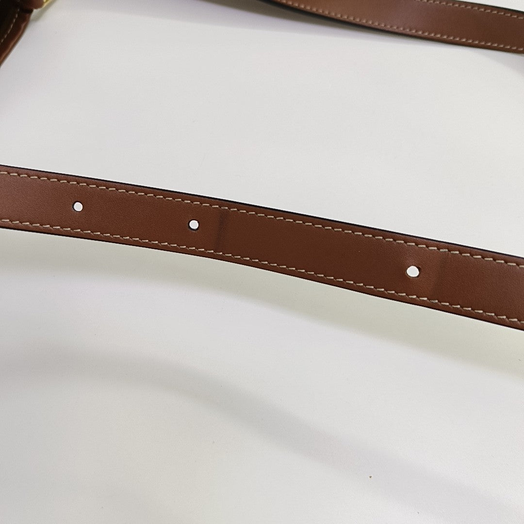TRIOMPHE CANVAS Small Coated Canvas Brown