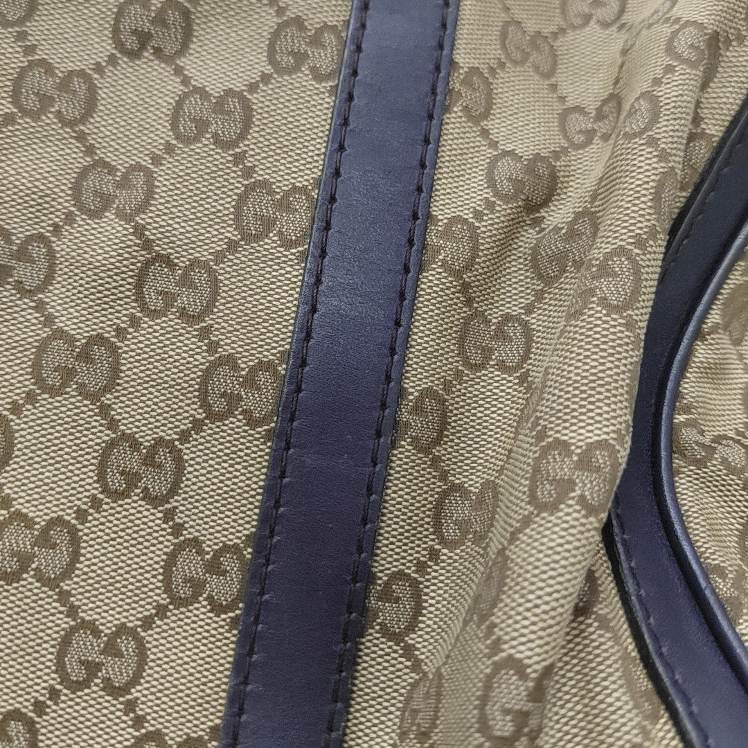 Boston Monogram Canvas Beige