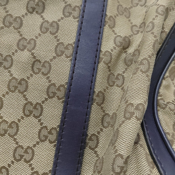 Boston Monogram Canvas Beige
